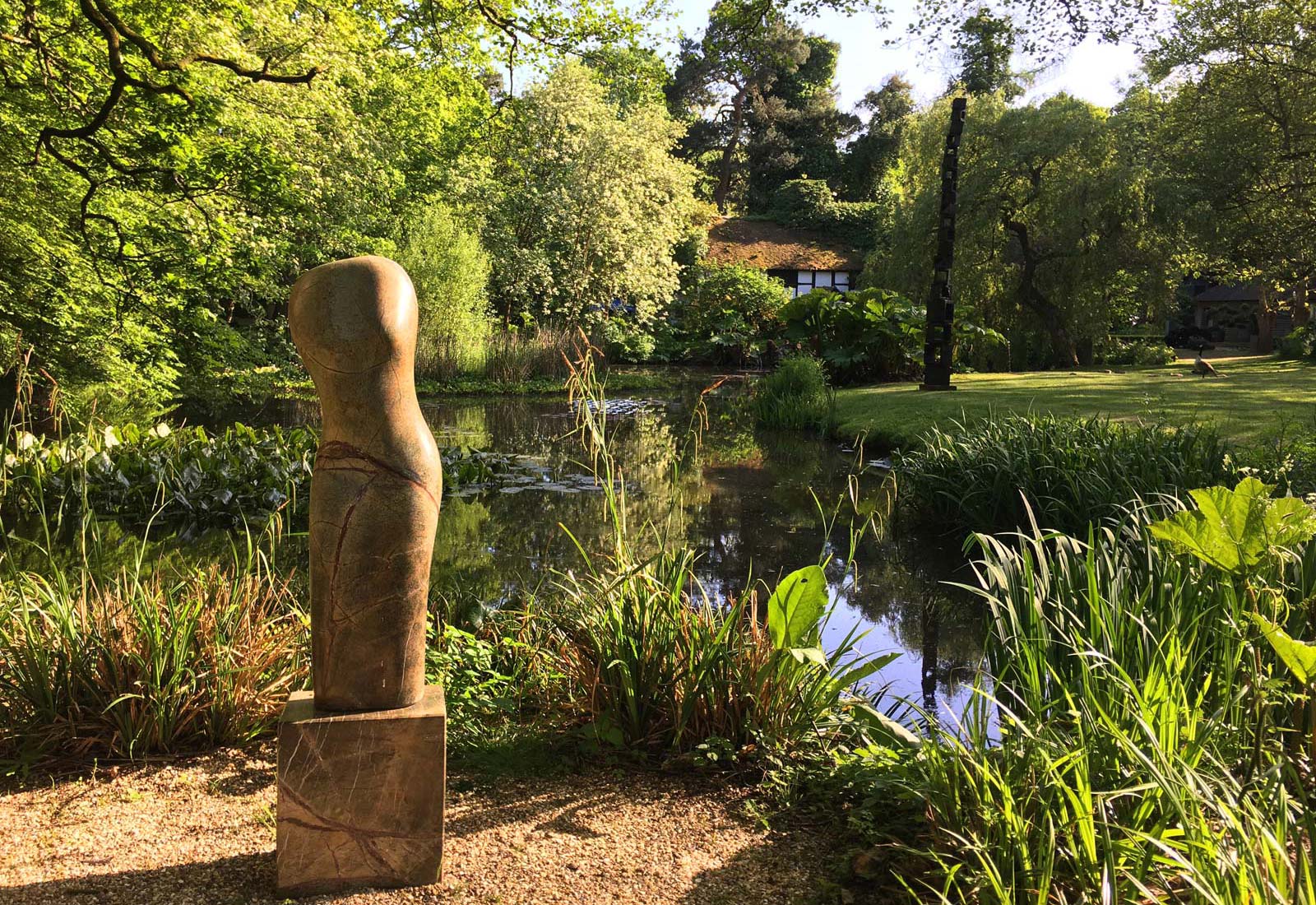 Cottage Garden - Hannah Peschar Sculpture Garden - Anthony Paul Landscape Design