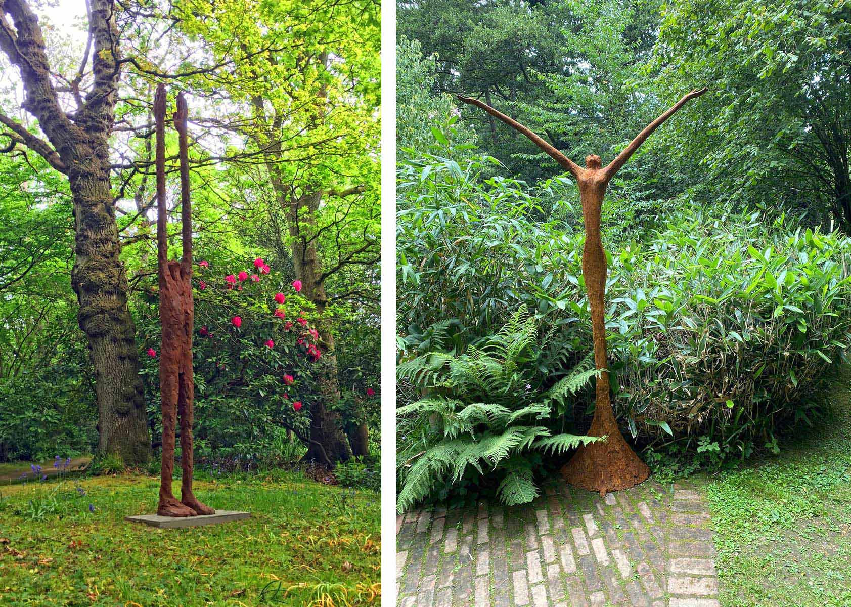 Cottage Garden - Hannah Peschar Sculpture Garden - Anthony Paul Landscape Design