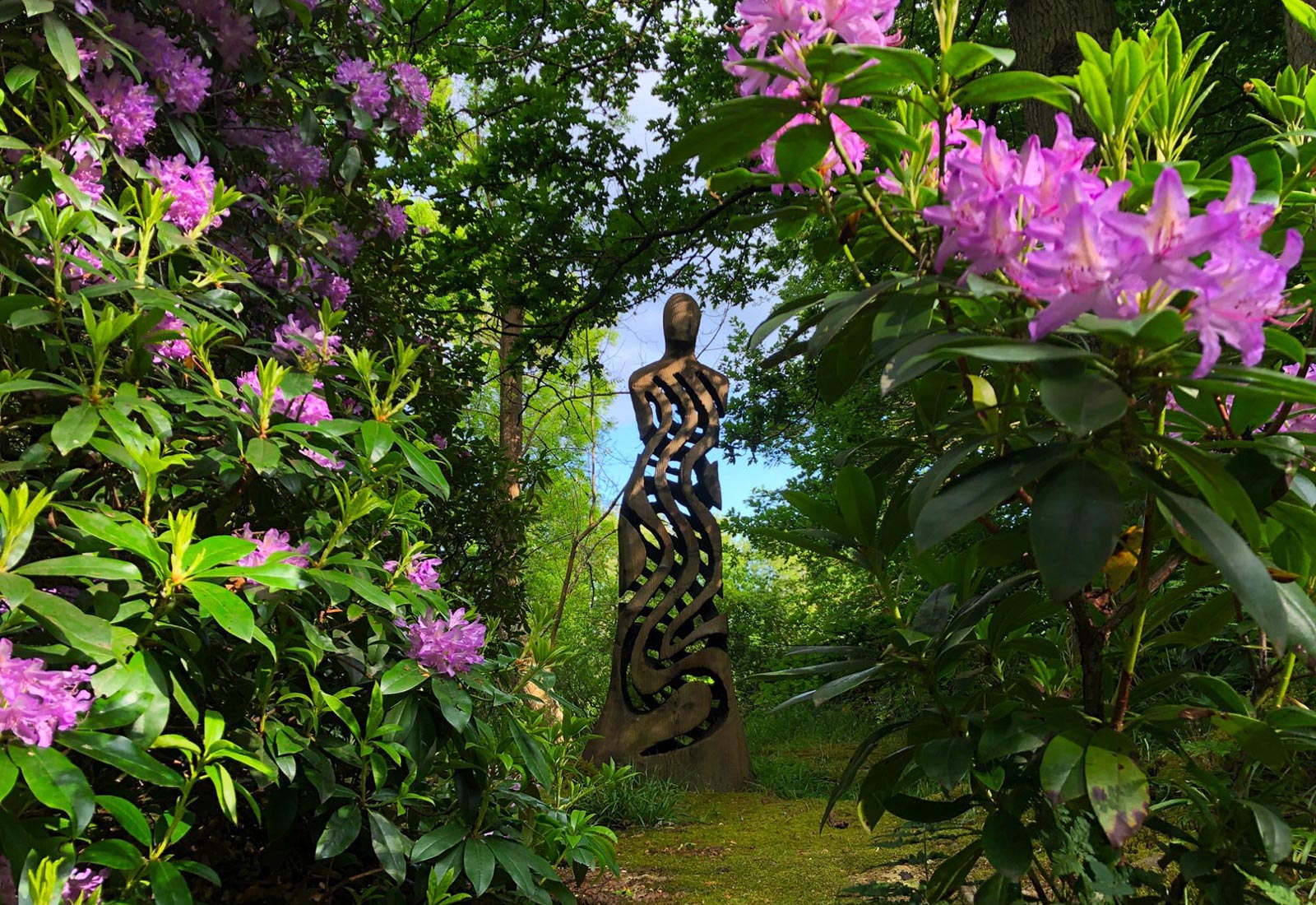 Black and White Cottage - Anthony Paul Landscape Design